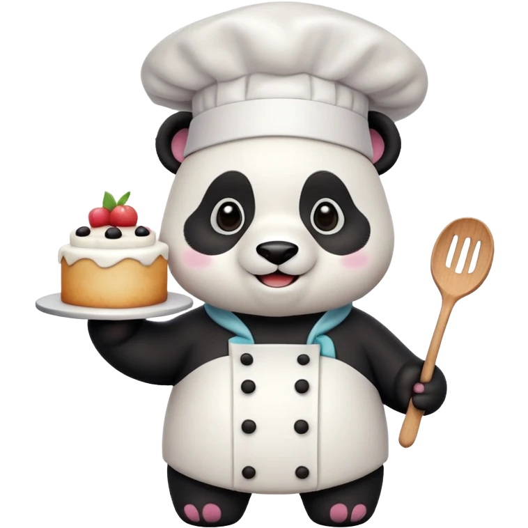 Panda pastelero emoji