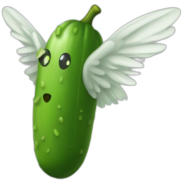 flying pickle emoji