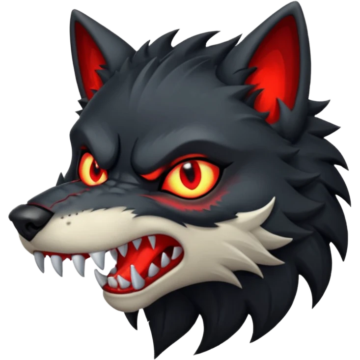 Loup des ténèbres emoji