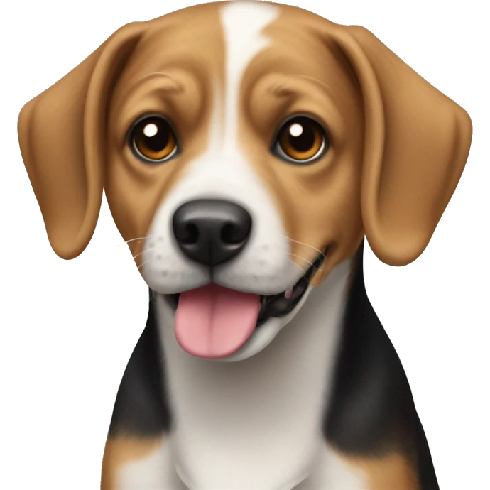 realistic  terrier beagle mix breed emoji