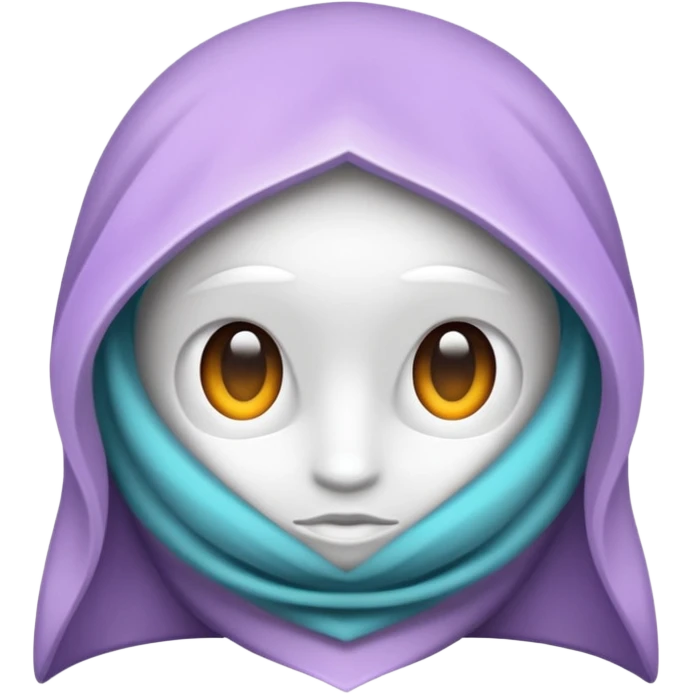 faca roxo e branco emoji