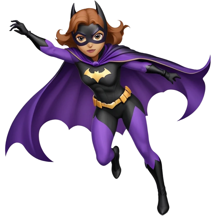 Batgirl superhero emoji