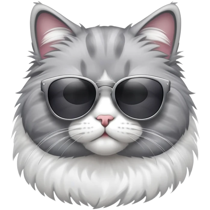 cool cat wearing sunglasses emoji