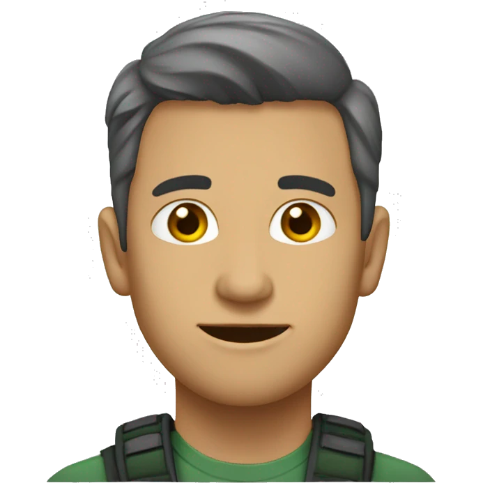 зеленая собака  emoji