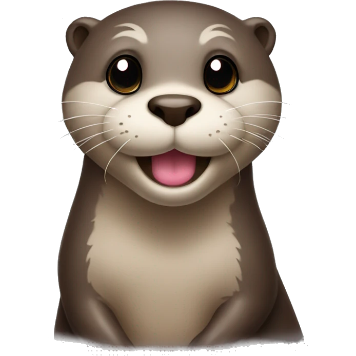 Otter with heart eyes emoji