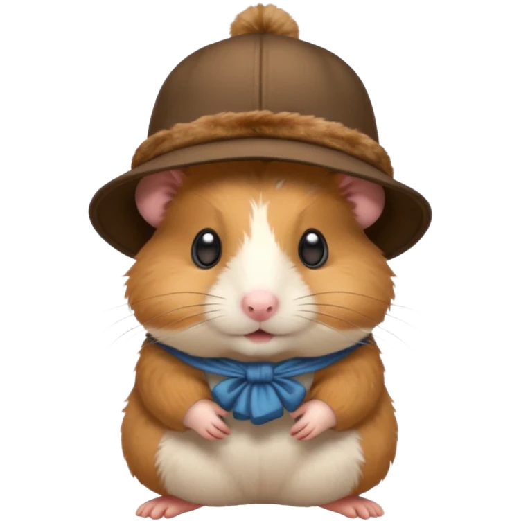 hamster with hat emoji