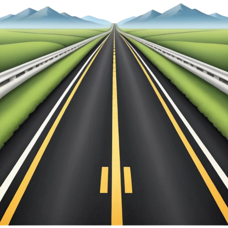 open road stretching into the distance, symbolizing autonomy emoji
