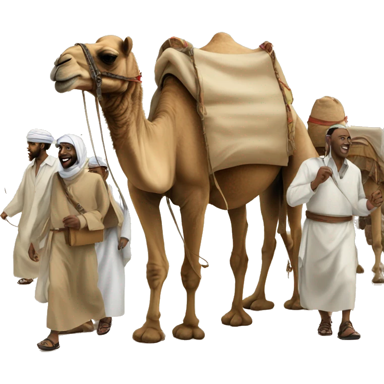 camel caravan of traders emoji