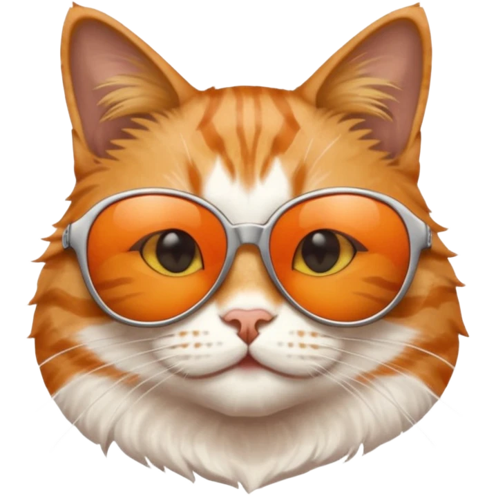 Cat wearing sunglasses emoji