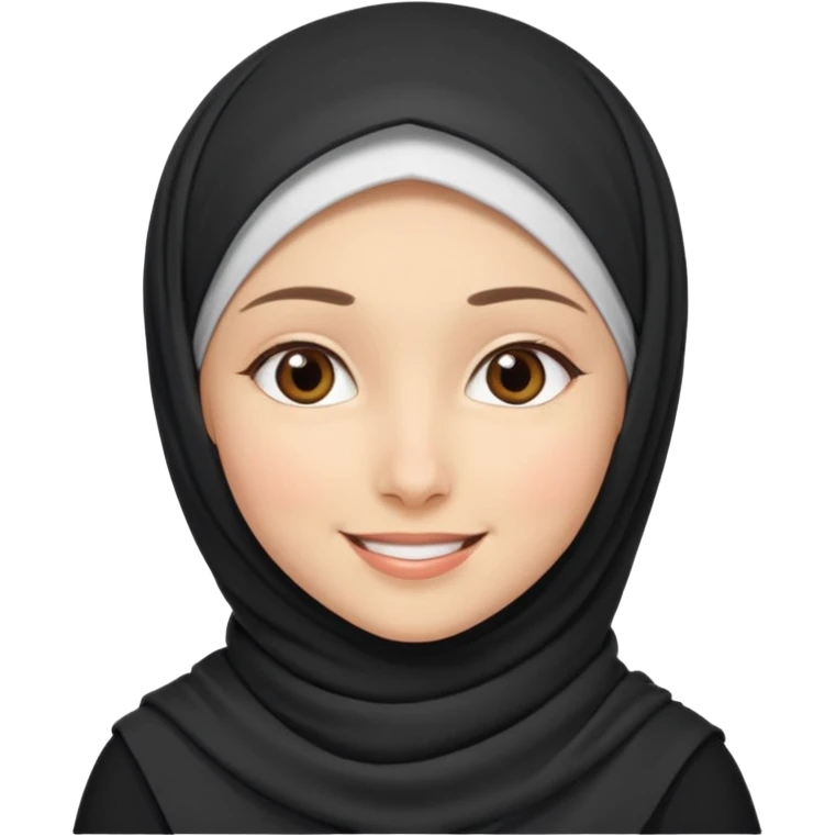 Girl hijab stand emoji