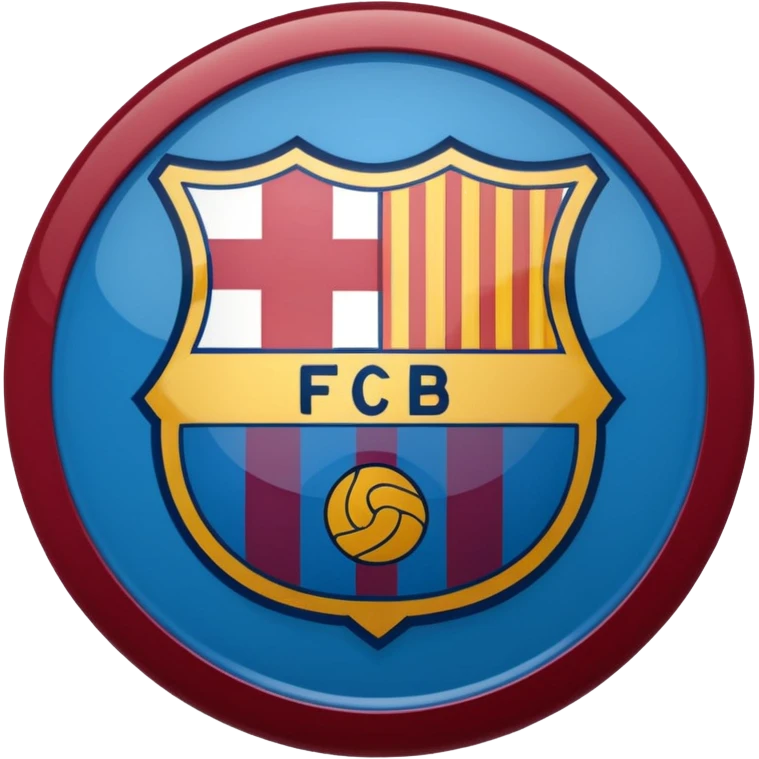Fc Barcelona logo emoji