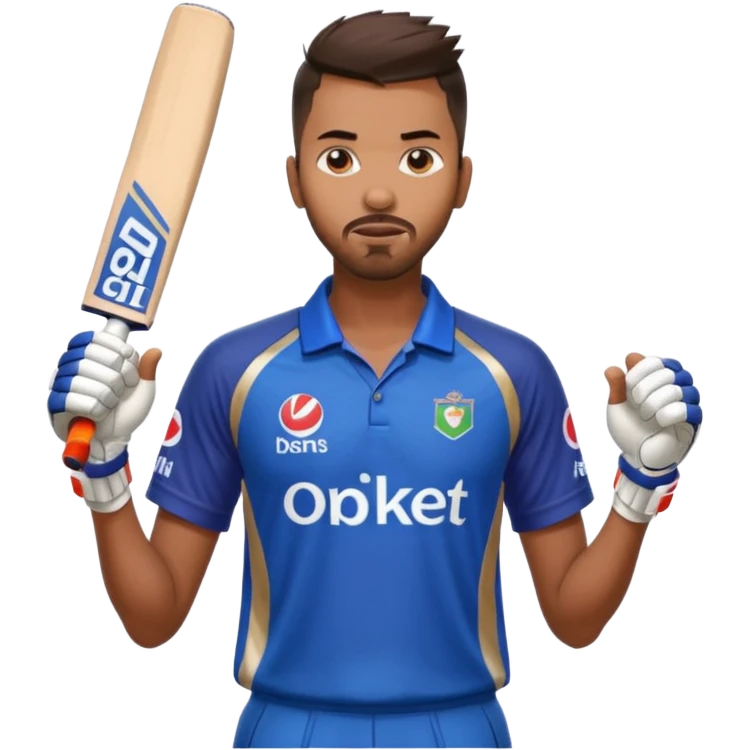 Hardik Pandya t20 world cup pose emoji