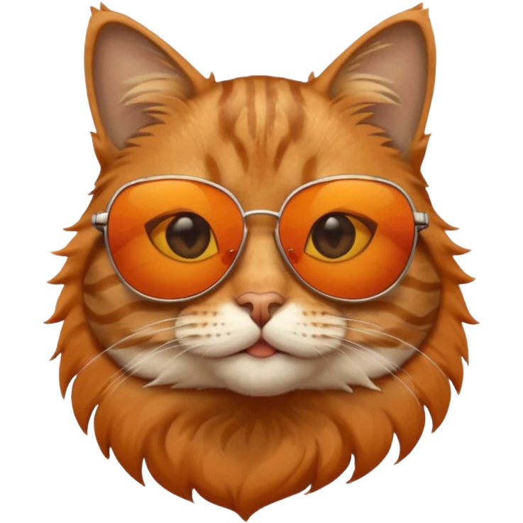 Cat wearing sunglasses emoji