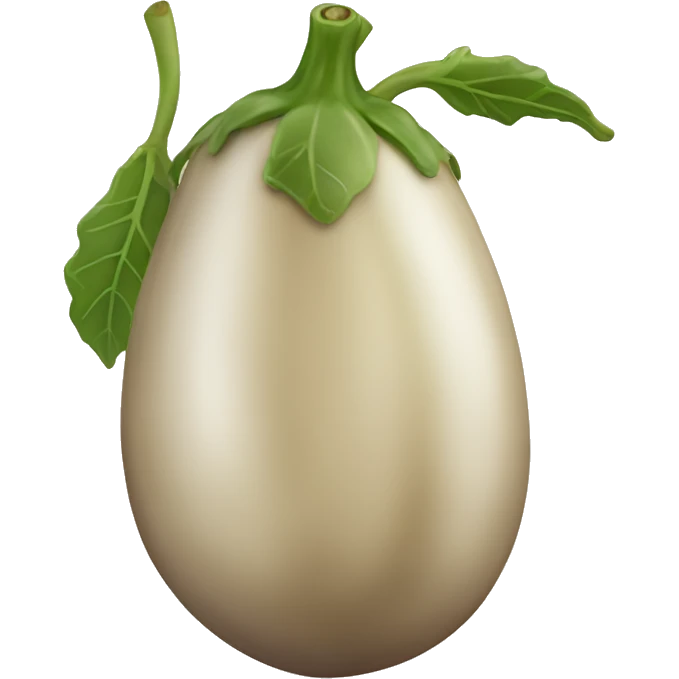 beige eggplant  emoji
