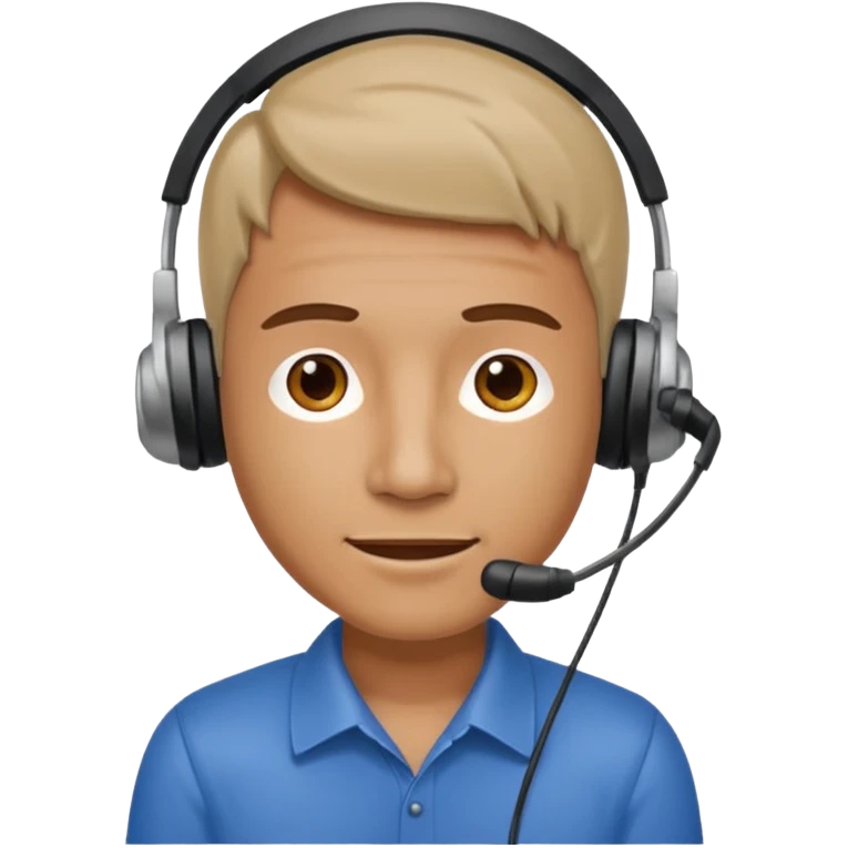 call center man emoji