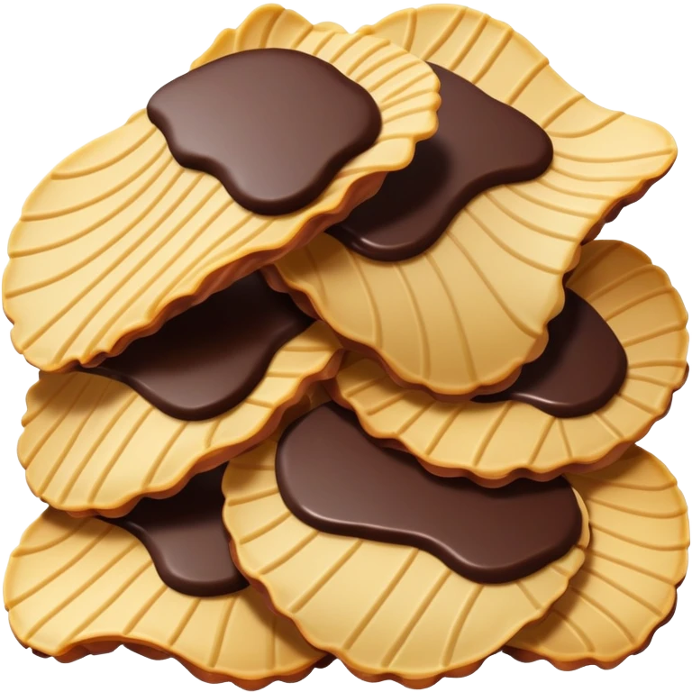 Chocolate covered chips emoji