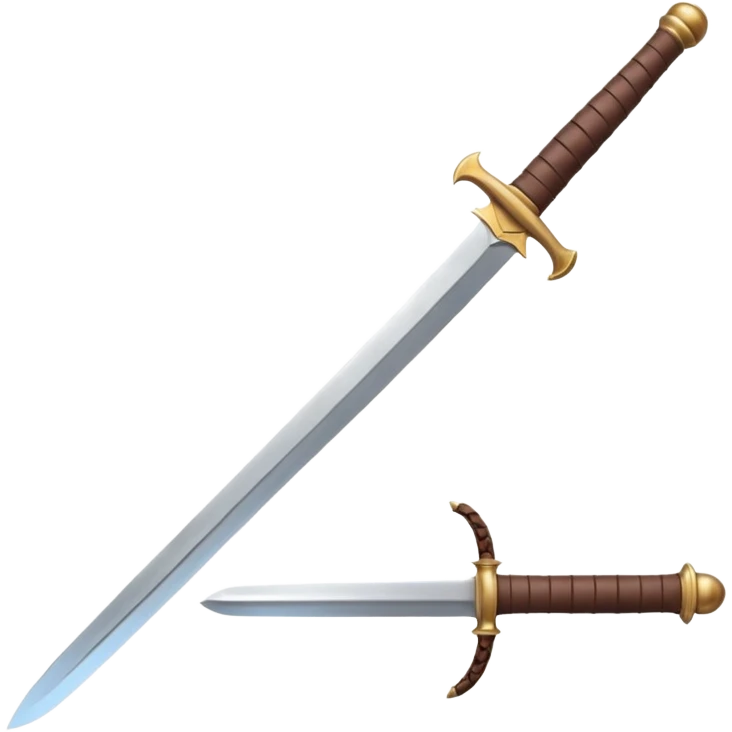 wooden sword, Gladius emoji