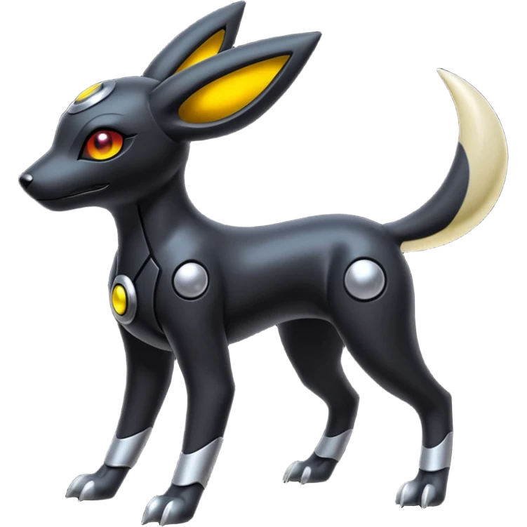 Futuristic Umbreon-Houndoom-Genesect-Pokémon-Fakémon-hybrid-creature emoji