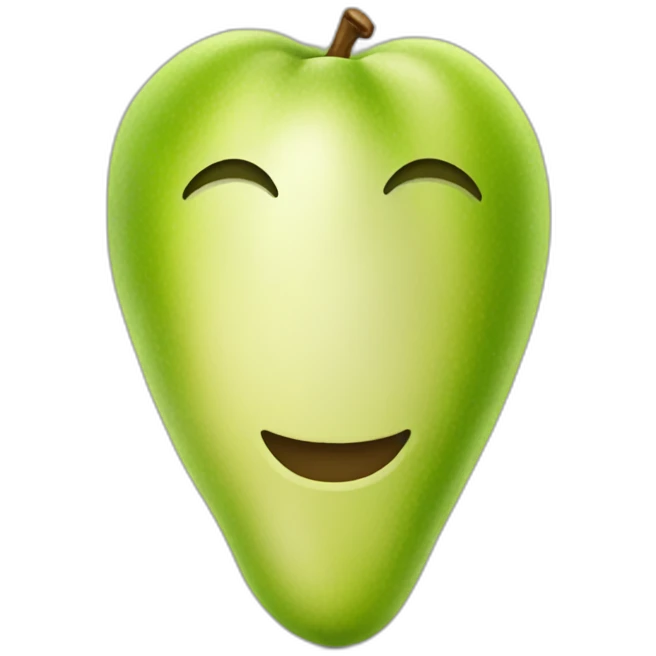 Tête de poire emoji