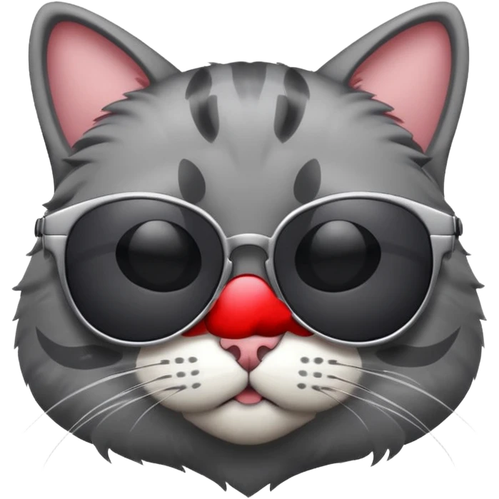 Cat wearing sunglasses emoji