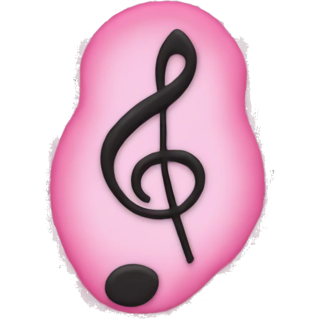 pink music notes emoji