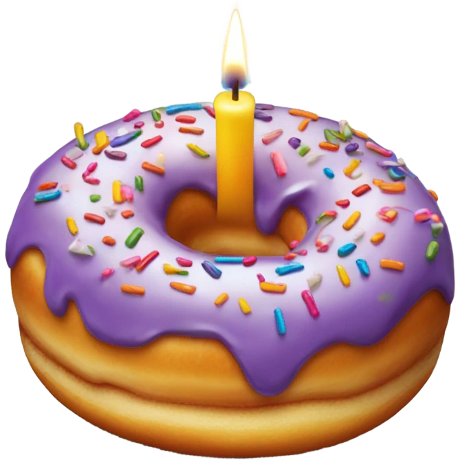 Birthday donut  emoji