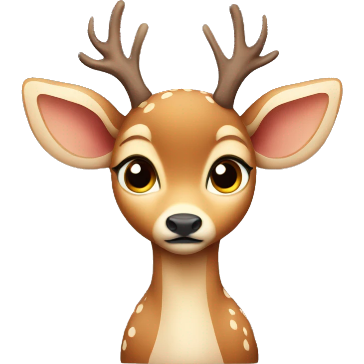 sad baby deer emoji