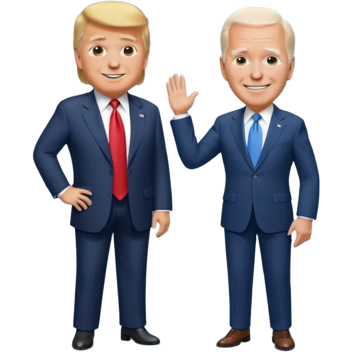 Trump loves Biden  emoji