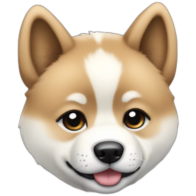 Baby Akita inu emoji