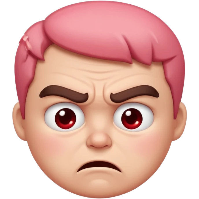 Mad but cute  emoji