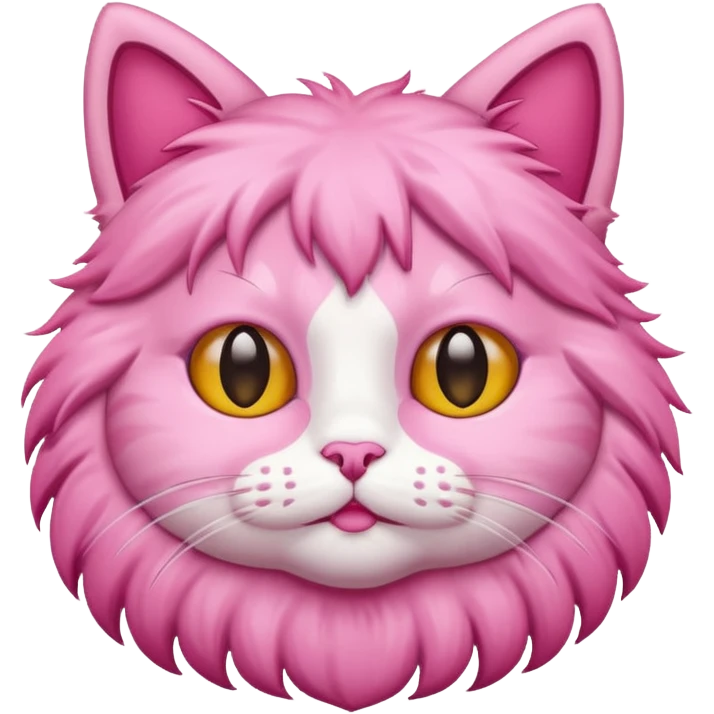Pink cat emoji