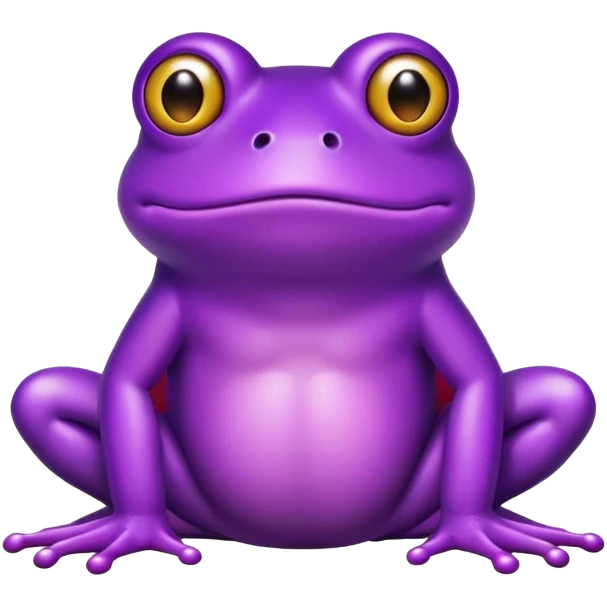 purple frog with the word PRANKED in front  emoji