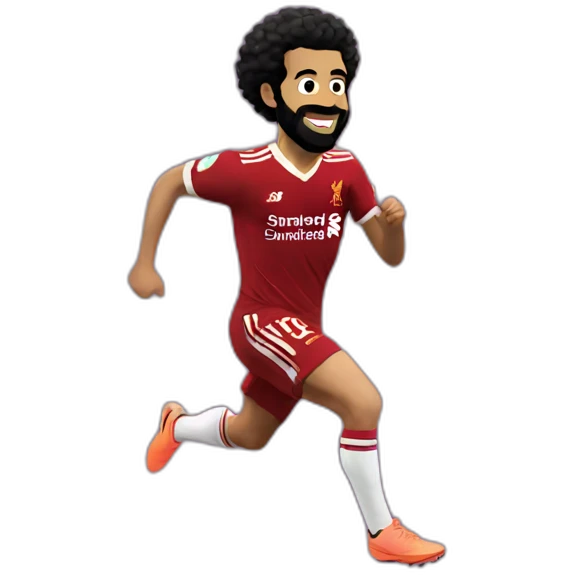 Mo salah running emoji