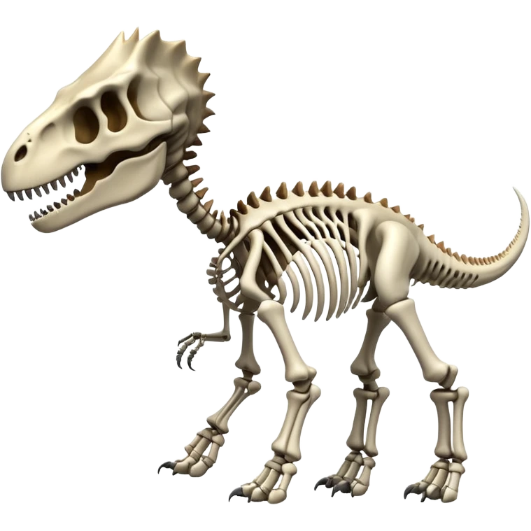 dinosaur skeleton emoji