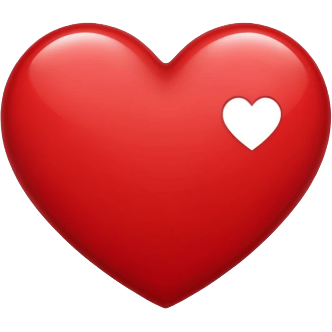 Tone it up og heart logo in ios style emoji
