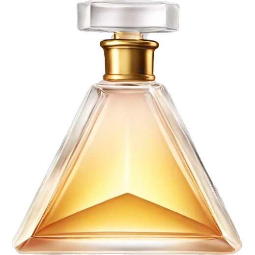 Luxury perfume bottle triangle emoji