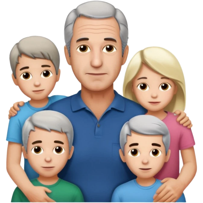 Jeffrey epstein avec des enfants emoji