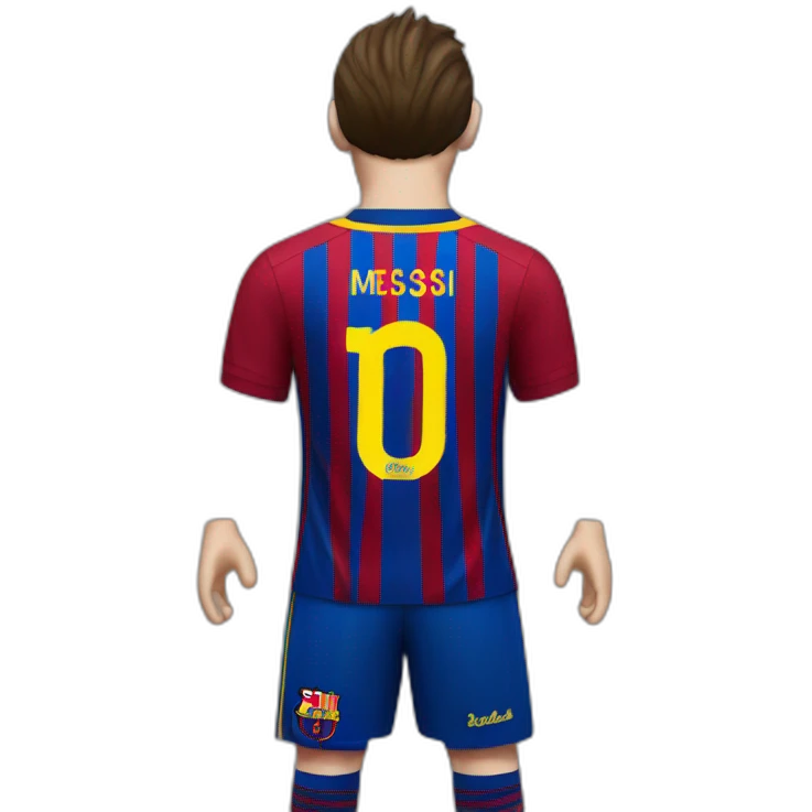 lionel messi jersey emoji