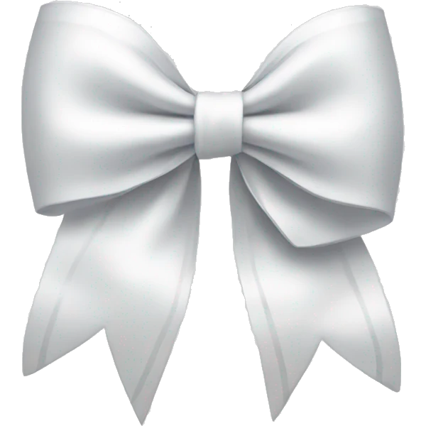 White bow  emoji