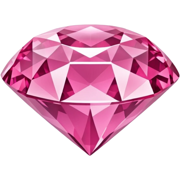 pink diamond emoji, simple and shiny emoji