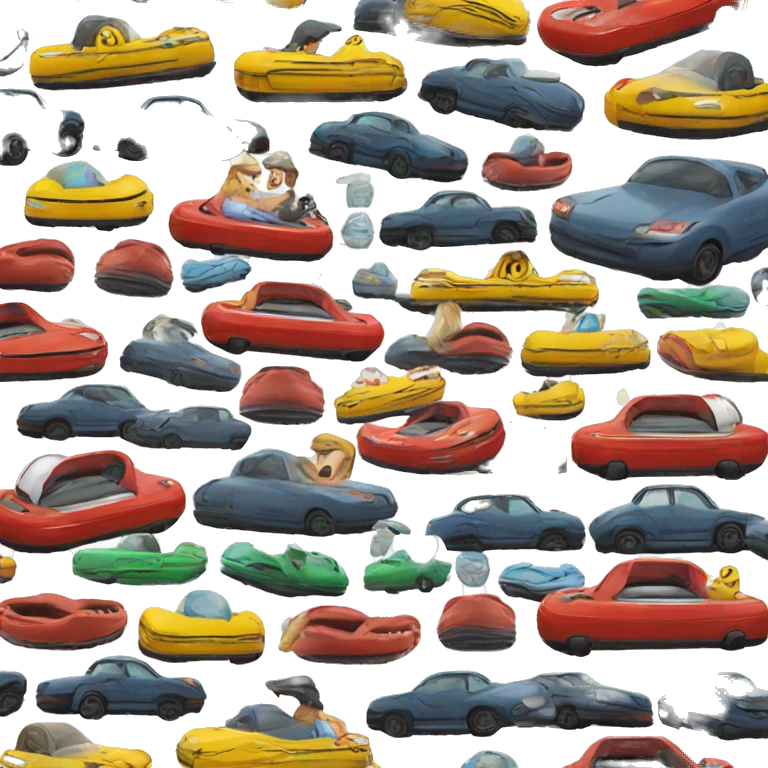 bumper cars emoji