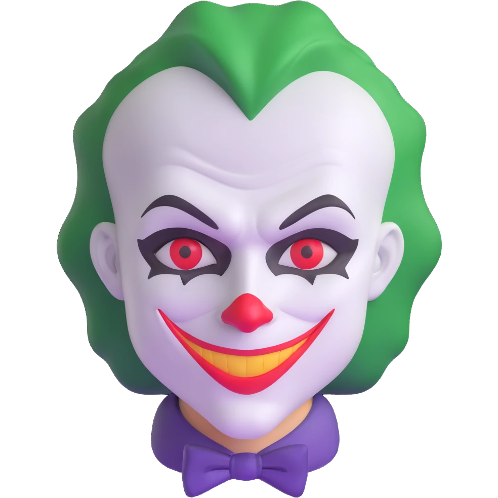Joker from DC comics emoji
