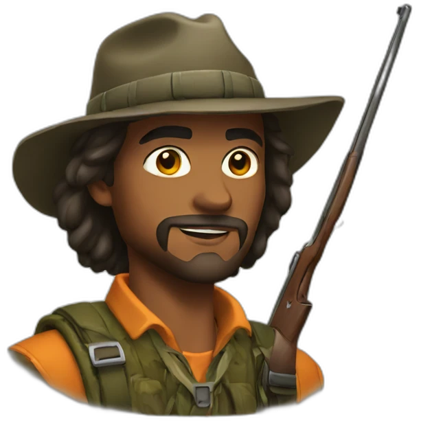 hunter emoji