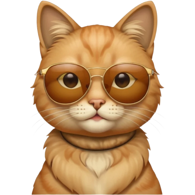 Cat wearing sunglasses emoji