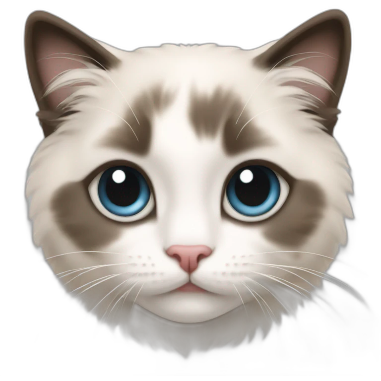 ragdoll kitten emoji