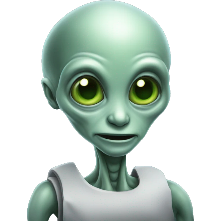 Alien been a radiology emoji