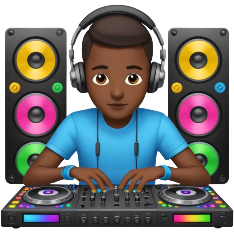 DJ AND HIS STUFF emoji