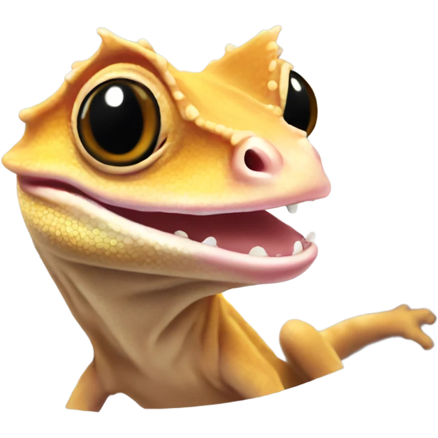 Crested gecko emoji