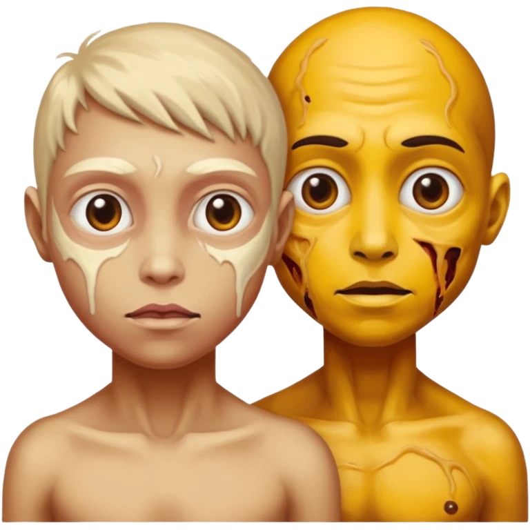 aesthetic brilliant divine lighting, oil paint  -  hieronymus bosch phantasmagoric mutated humans emoji