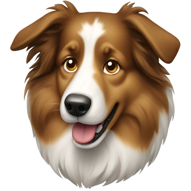 A dog which is a collie emoji